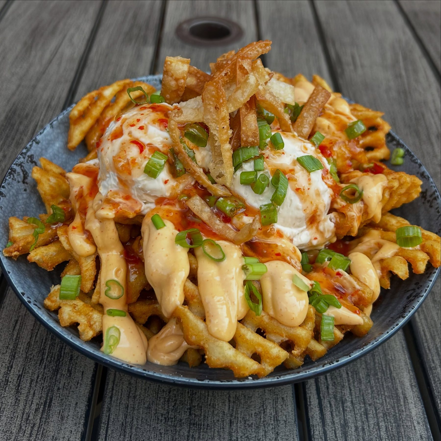 Crab Rangoon Fries